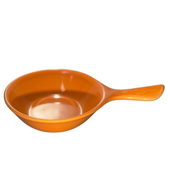 Syracuse China Orange Ceramic Skillet Pan - Picture 6 of 10